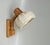Wood Wood Wall Lights with Fabric Shades from Fischer Leuchten, 1960s, Set of 2 For Sale - Image 7 of 18