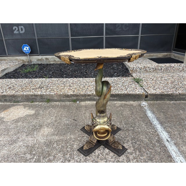 19th Century Venetian Giltwood Grotto Table For Sale - Image 4 of 14