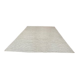 11ft 9in × 14ft 7in Exquisite Rugs Arlow Collection Handwoven Textured Poly Blend Area Rug For Sale