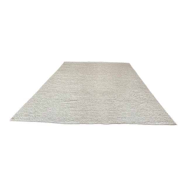 11ft 9in × 14ft 7in Exquisite Rugs Arlow Collection Handwoven Textured Poly Blend Area Rug For Sale