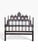 Chinoiserie Pagoda Spanish Revival Spindle Carved Headboard Full For Sale - Image 3 of 11