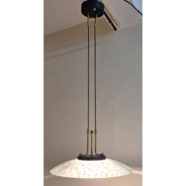 Vintage German Hanging Lamp from Fischer-Leuchten, 1990s For Sale - Image 9 of 9