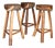 Vintage French Stools, 1960s, Set of 3 For Sale