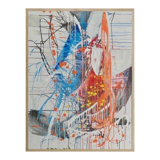 Painting Abstract (Framed Print) “Avalon” by Edward Walton Wilcox For Sale