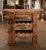Late 19th Century 19th Century French Oak Carpenter Press Table With Eight-Bottle Storage Rack For Sale - Image 5 of 13