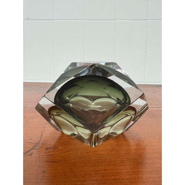Murano Glass Ashtray attributed to Flavio Poli for Seguso, 1960s For Sale - Image 12 of 13