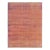 Rug & Kilim’s Hand-Knotted Silk Rug in Pink, Orange, Purple Striae Patterns For Sale