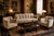 1950s 1950s Art Deco Scalloped Velvet Lounge Chairs and Sofa Set For Sale - Image 5 of 11