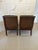 1900 - 1909 Set of Antique Edwardian Mahogany Library Bergere Chairs, 1900 For Sale - Image 5 of 15