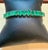 Metal 30 Carat Natural Emerald Cocktail Tennis Bracelet 14 Karat White Gold 7" For Sale - Image 7 of 8