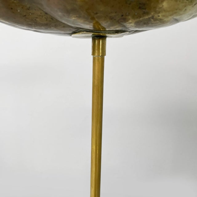 Mid-Century Modern Italian Ashtrays in Brass and Marble, 1950s, Set of 2 For Sale - Image 10 of 17