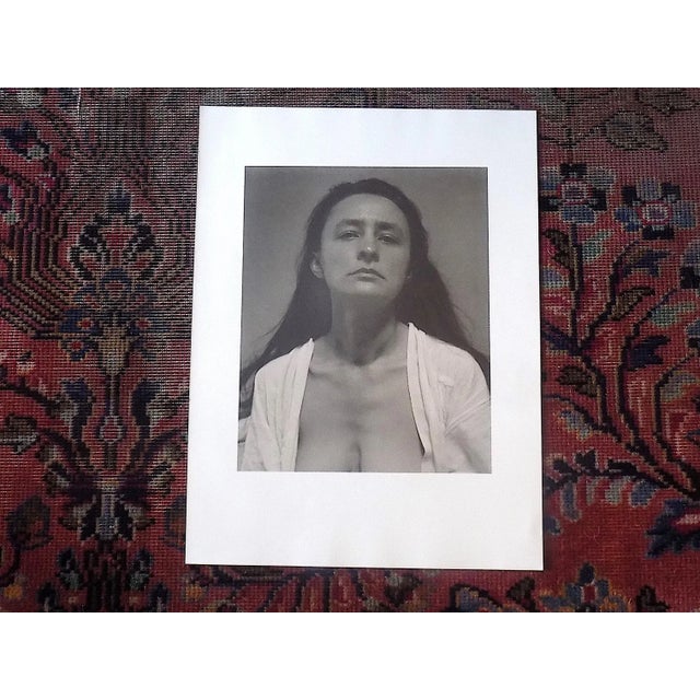 Photography Large Vintage Photogravure-"Georgia O'Keeffe" by Alfred Stieglitz (Usa 1864-1946) For Sale - Image 7 of 8