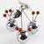 This stunning Art Deco barware cocktail picks was designed by renowned silversmith Gouaille, Paris. The piece was expertly...