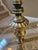 Vintage Brass & Glass Table Floor Lamp For Sale In Indianapolis - Image 6 of 11