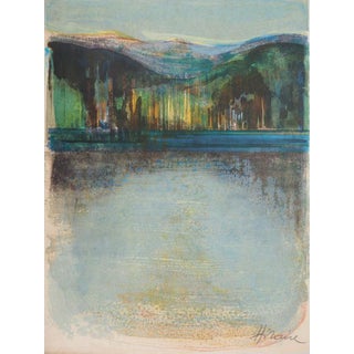 Camille Hilaire, Alsace, Le lac d’Altenweiher, Lithograph For Sale