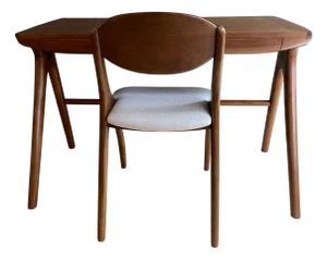 Modernist Desk with Chair, 1970s, Set of 2