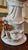 Vintage Porcelain Guanyin Statues - Quan Yin Gold Gilt L 18" Pair C1915 Rare For Sale - Image 13 of 18