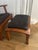 Brown Thomas Moser Cherry Wood & Leather Lounge Chair With Ottoman For Sale - Image 8 of 12