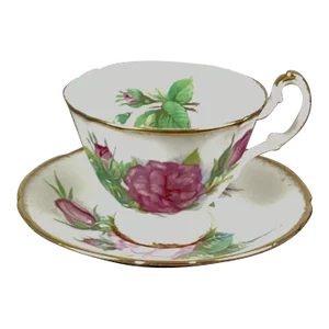 1960s Paragon English Bone China-Teacup Snd Saucer Set- 2 Pieces
