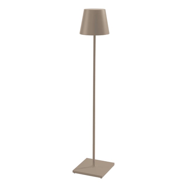 Zafferano Poldina XXL Indoor/Outdoor Cordless Floor Lamp, Sand For Sale