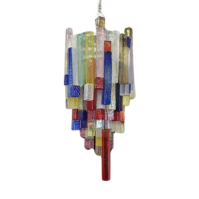 Vintage Tube Pendant, 1980s For Sale