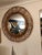 Wood Round Rattan and Bamboo Wall Mirror attributed to Franco Albini, 1960s For Sale - Image 7 of 10