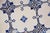 Ceramic Antique 1920s Portuguese Art Deco Tiles Cobalt Blue Floral Crosses Set of 16 For Sale - Image 7 of 14