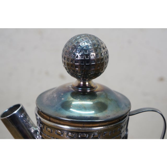 Rare Antique 1921 George Berry Derby Silverplated Golf Bag Cocktail Shaker 13" For Sale - Image 12 of 16