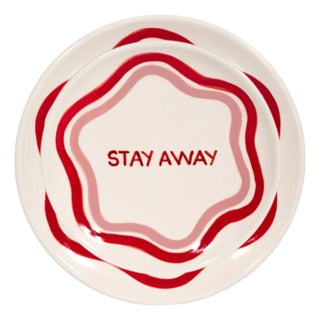 Talk of the Table Artisanal Plates- Set of 2 For Sale