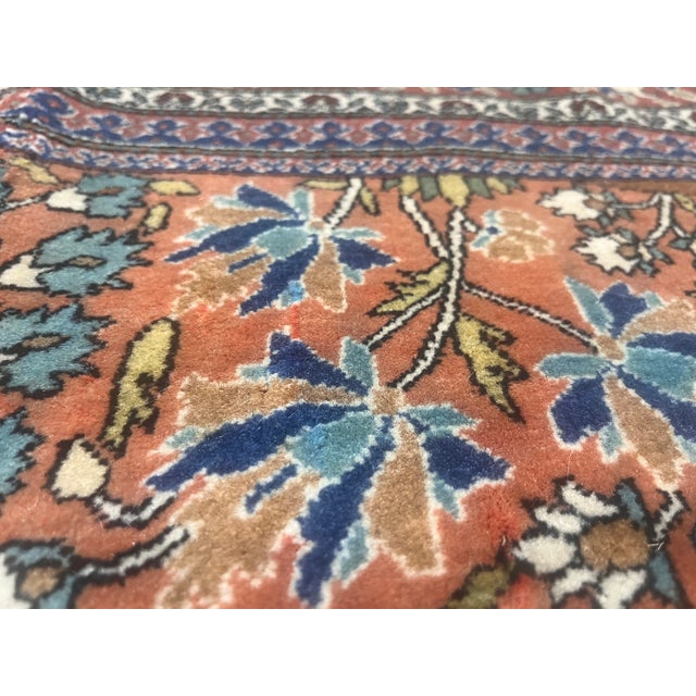 Antique Persian Mohtasham Kashan Rug 9’2" X 12’4" For Sale - Image 4 of 9