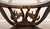 Round Decorative Glass Top Coffee Table W. Ornate Base For Sale In Philadelphia - Image 6 of 12