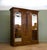 Antique Edwardian Walnut Wardrobe, 1900s For Sale - Image 3 of 14