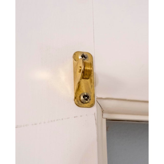 Set of 4 Solid Wood French Doors W. Baldwin Brass Hardware For Sale - Image 10 of 12