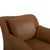 Animal Skin Cognac Leather 2-Seater Sofa and Lounge Chair from Natuzzi, Set of 2 For Sale - Image 7 of 18