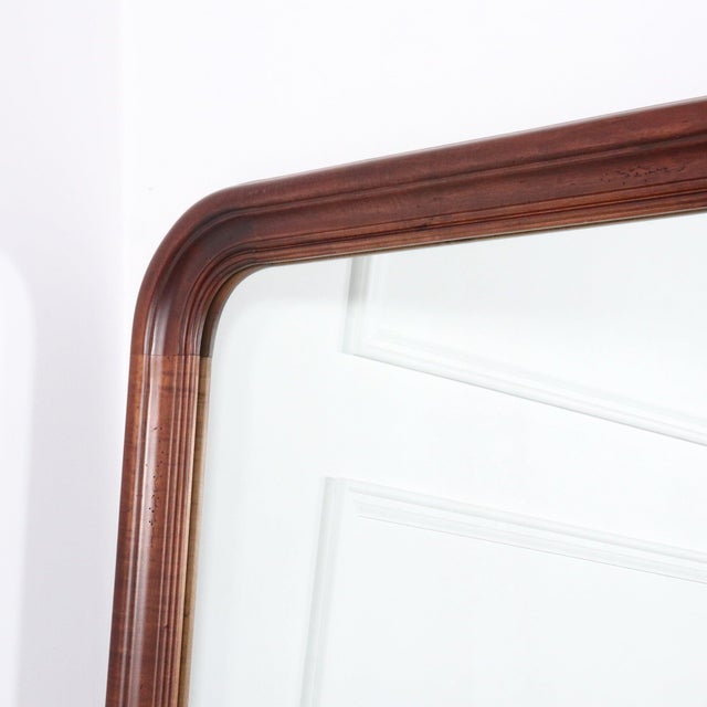 Mid-Century Modern Mid Century Louis Philippe Style Arched Wall Mirror For Sale - Image 3 of 7
