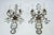 Silver French Crystal Bronze Sconce Rings attributed to Maison Baguès, 1960s, Set of 2 For Sale - Image 8 of 18