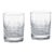 Late 20th Century Baccarat Nancy Old Fashioned Glasses, Pair For Sale