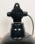 East German Black Enamel Factory Light by LBD Veb Leuchtenbau, Dresden, 1950s For Sale - Image 12 of 16