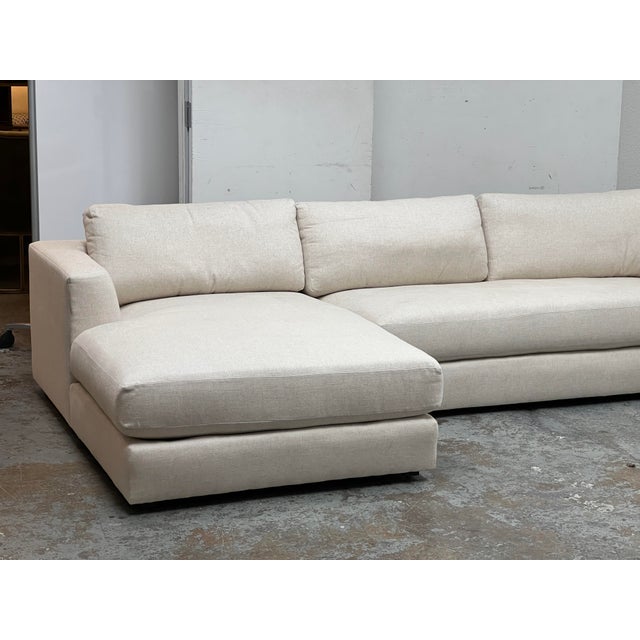 Maiden Home Varick Sectional Sofa in Performance Textured Tweed Chairish