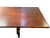 Our classic Lira Style dining table expands with extension leaves. Old Walnut Refectory table with lyre-shaped bases,...