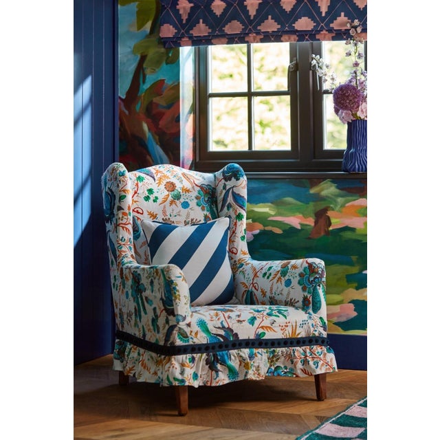 A beautiful archive design of intricate multidirectional florals this whimsical wonderland fabric spans five vibrant...