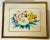 Hand Painted Framed and Matted Watercolor of Flowers, Signed, C 1859 For Sale - Image 9 of 9