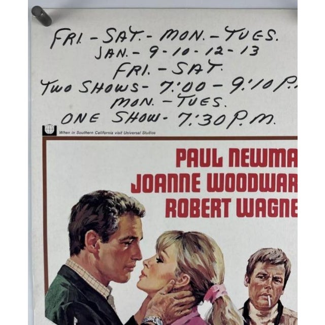 WINNING Movie Poster (Fine+) Window Card 1969 Paul Newman Race Cars WC233 Indy 500 This authentic vintage movie poster -...