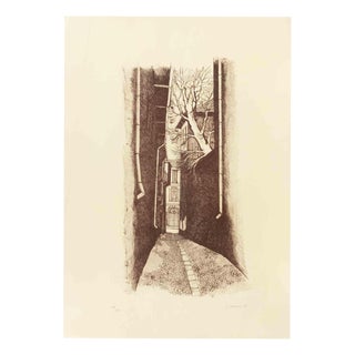 Paola Perusco, Landscape, 1970s, Lithograph For Sale