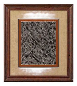 Framed Pre-Columbian Gauze Textile Panel Chancay Culture