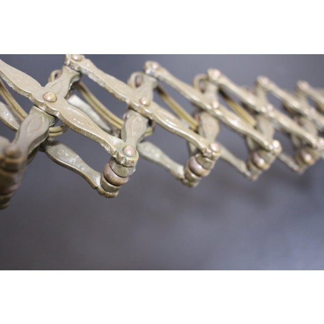 Scissor Wall Lamp in Bronze, 1930 For Sale - Image 17 of 18