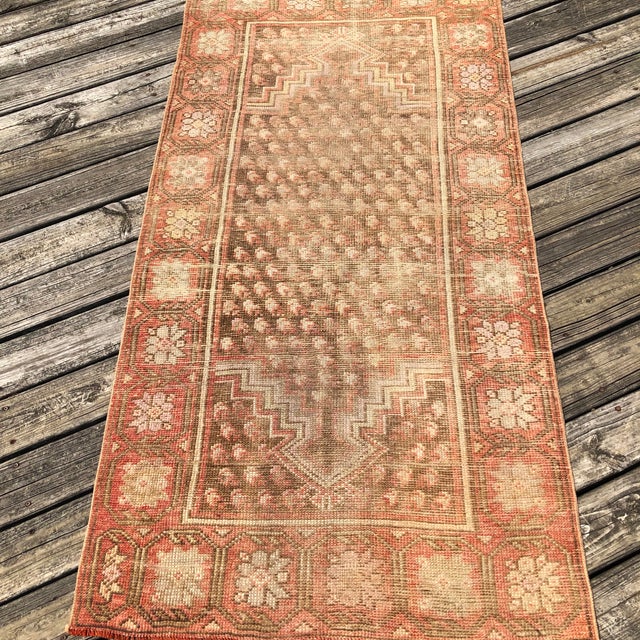 Textile 3x7 Vintage Anatolian Rug For Sale - Image 7 of 8