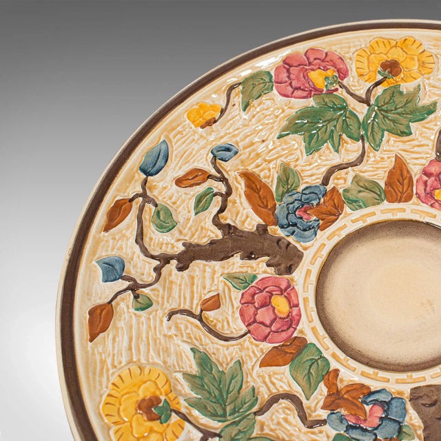 Mid Century Ceramic Decorative Serving Plate For Sale - Image 6 of 10
