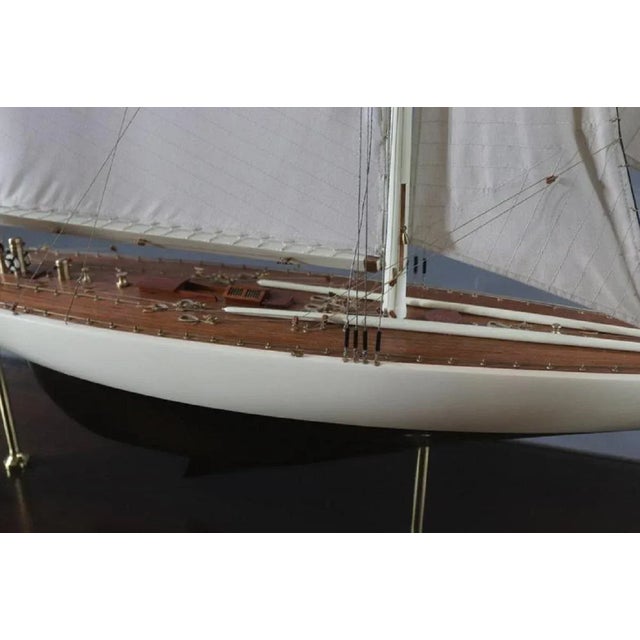 Nautical Four Foot Cased J Boat America's Cup Yacht "Enterprise" For Sale - Image 3 of 6
