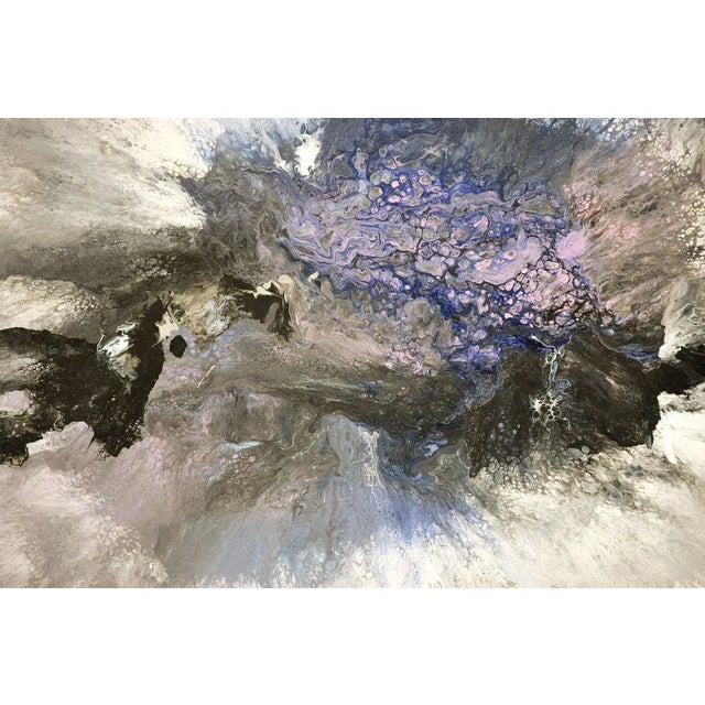 Birth of Thoughts is an original acrylic painting on canvas realized by the young artist Elena Ksanti in 2019. This...